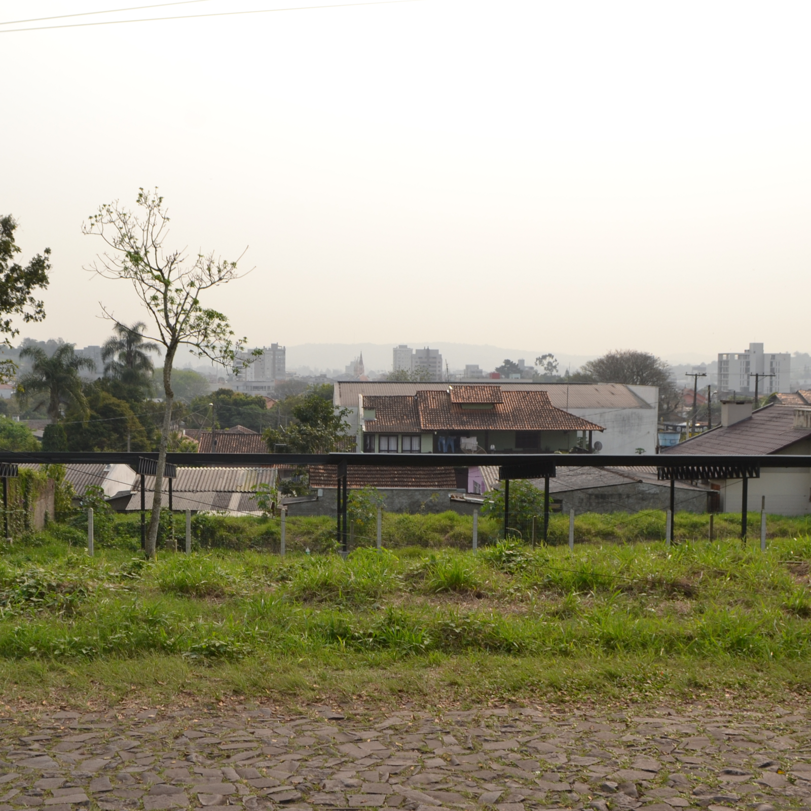 Vista do terreno da Rua Boa Esperança