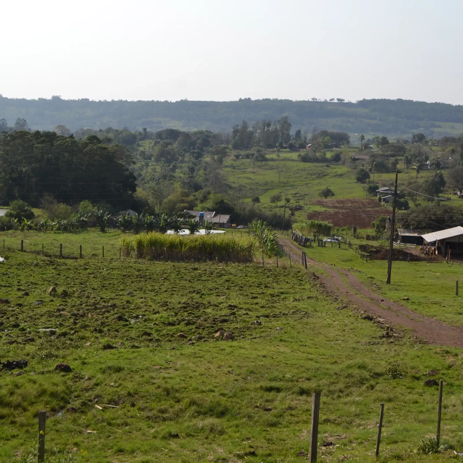 vista da varanda da casa principal