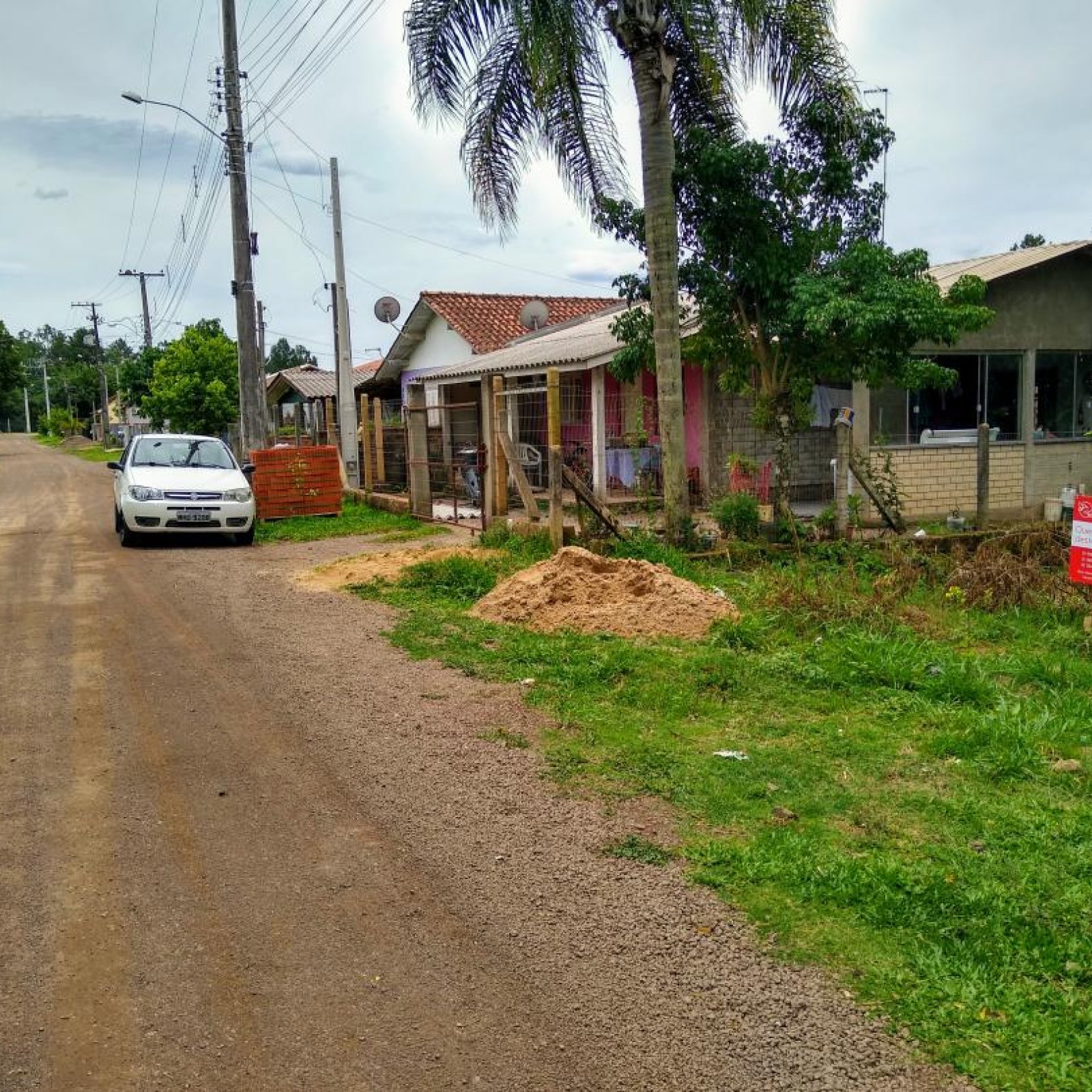 Rua do terreno