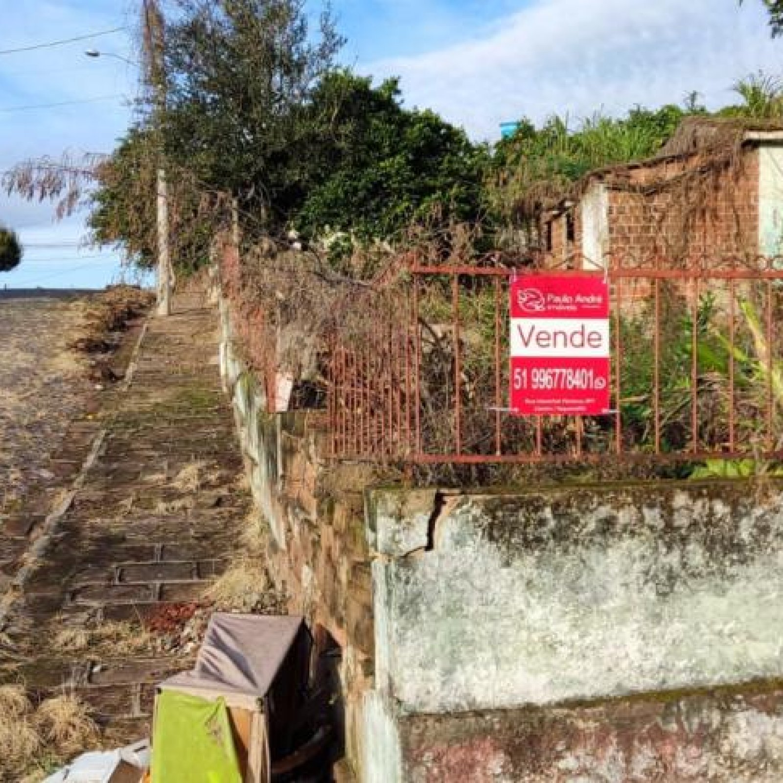 Esquina do terreno